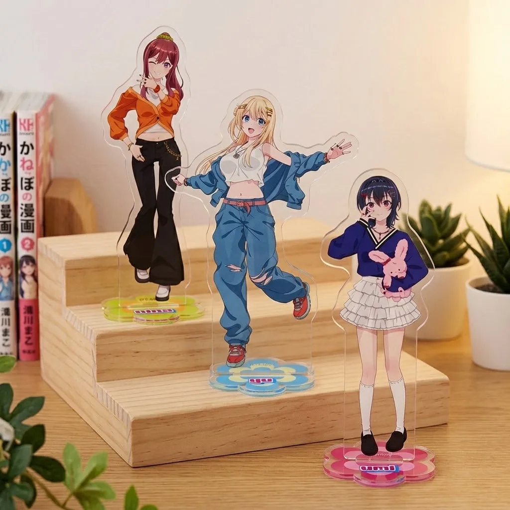 Second Prettiest Girl Class IMFWSPG Umi Asanagi Niina Nitta Yuu Amami Acrylic Stand Keychain Kit Set Pack Gift Cute Anime Fans