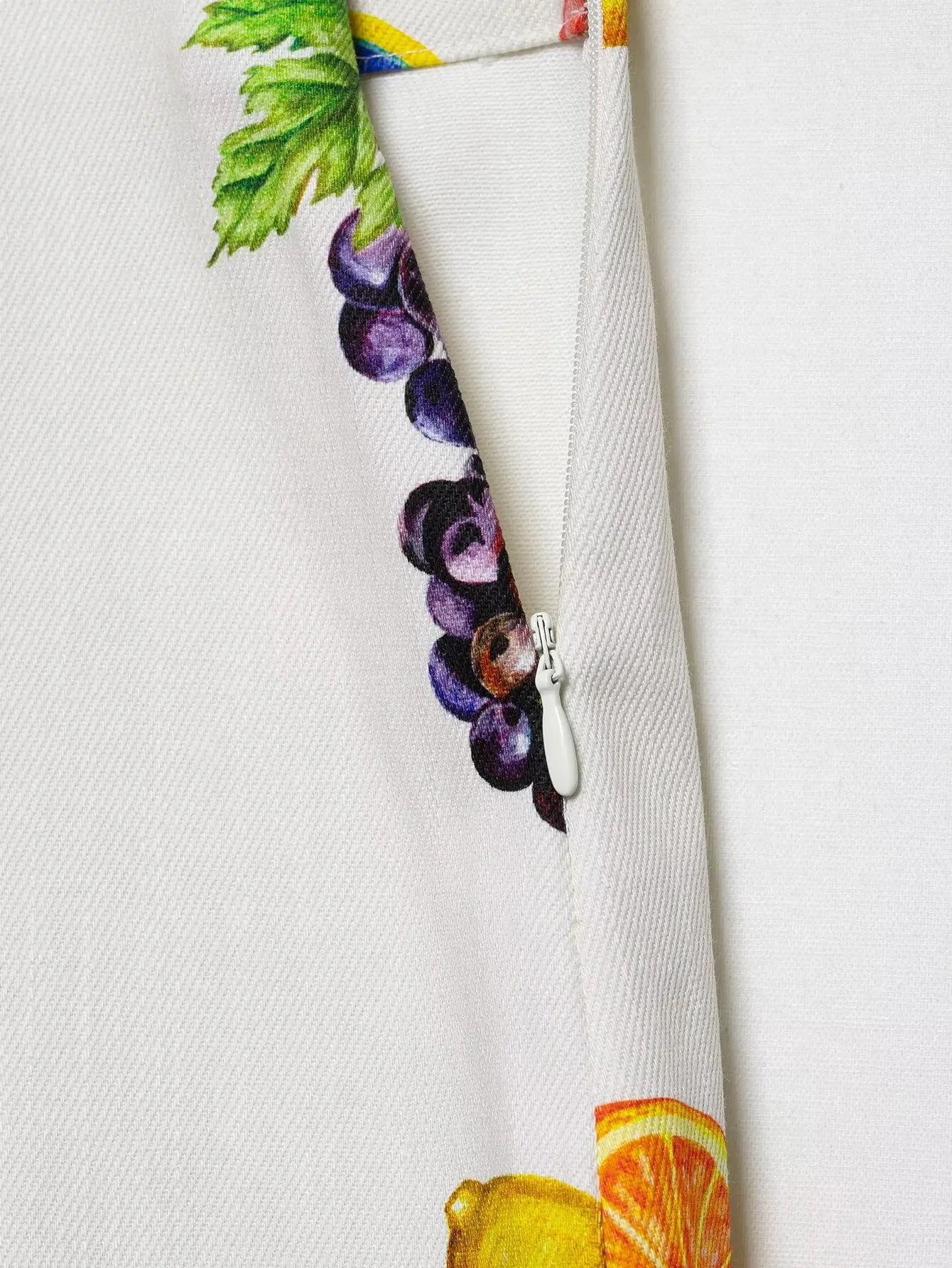 Zevity 2025 Women Fashion Floral And Fruit Print A Line Mini Skirt Faldas Mujer Female Side Zipper Casual Vestidos QUN9202