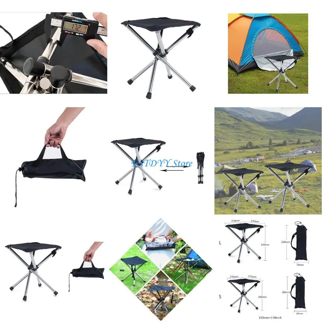 

G6DE Camping Chair Compact Portable Folding Chairs Packable Lightweight Travel for Se
