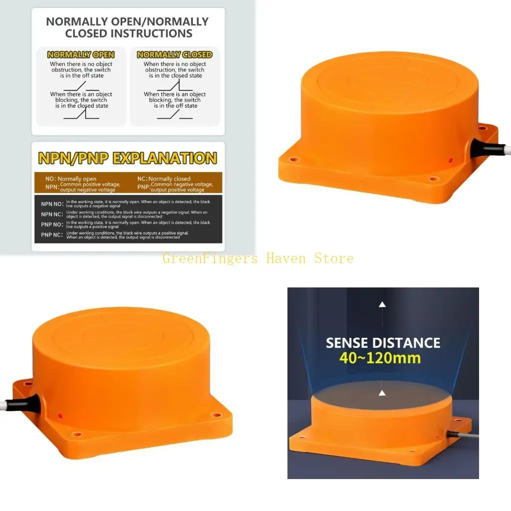 

F68D Практические датчики обнаружения NPN NO, диапазон 4 мм, высокопроизводительный аксессуар для механического обнаружения