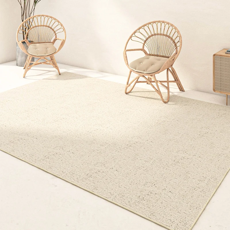 Solid Color Living Room Carpet Modern Coffee Table Area Rug Minimalism Tatami Bedside Mat Home Balcony Decor Soft Bedroom Carpet