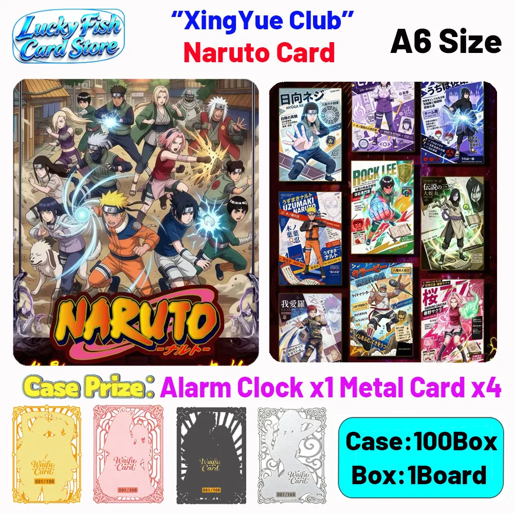 

Wholesale 2026 New XingYue Creative Studio Naruto Cards A6 Size Boards Children's Toys Birthday Gifts