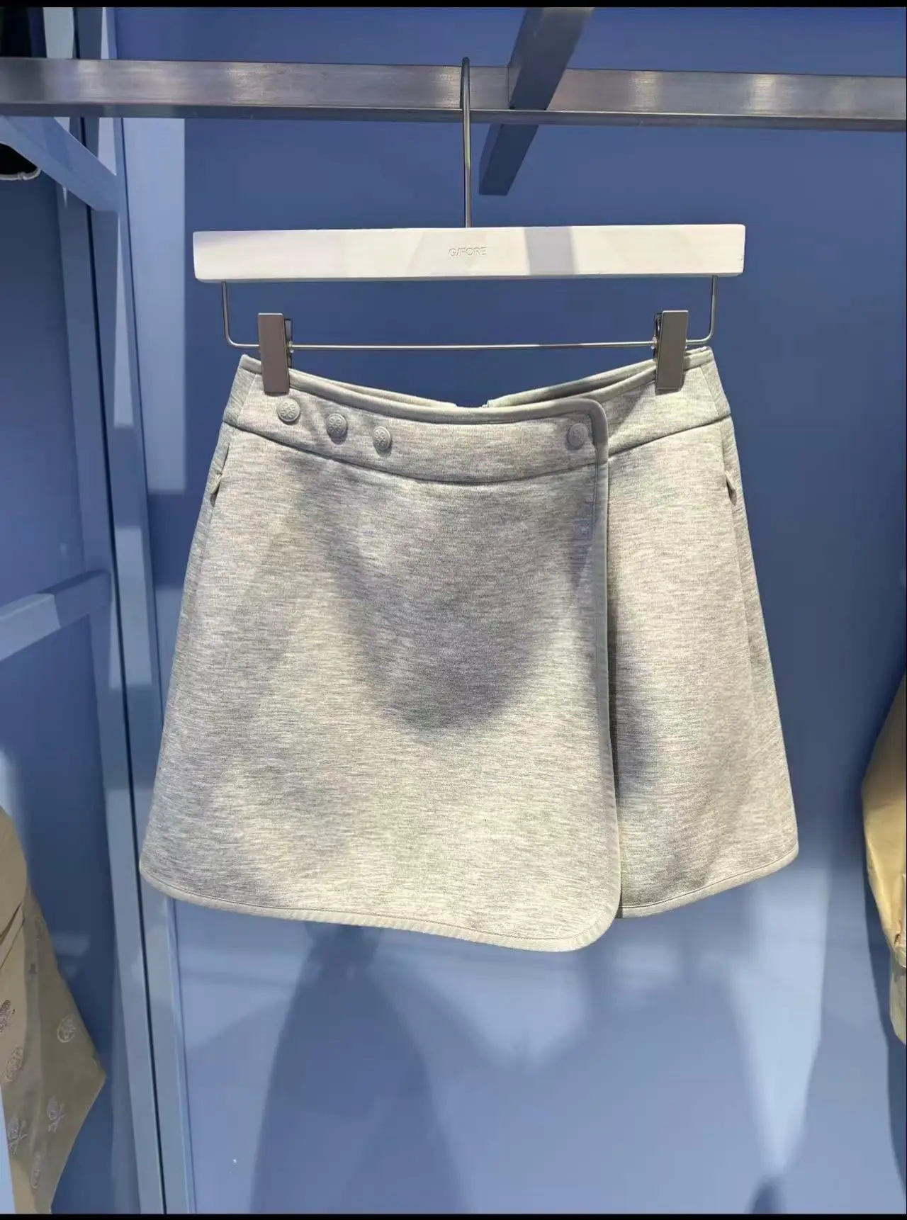 Women 2026 Autumn Golf Skirt Irregular Solid Color Athletic Skort Fashion Versatile Outdoor Sport Bottom