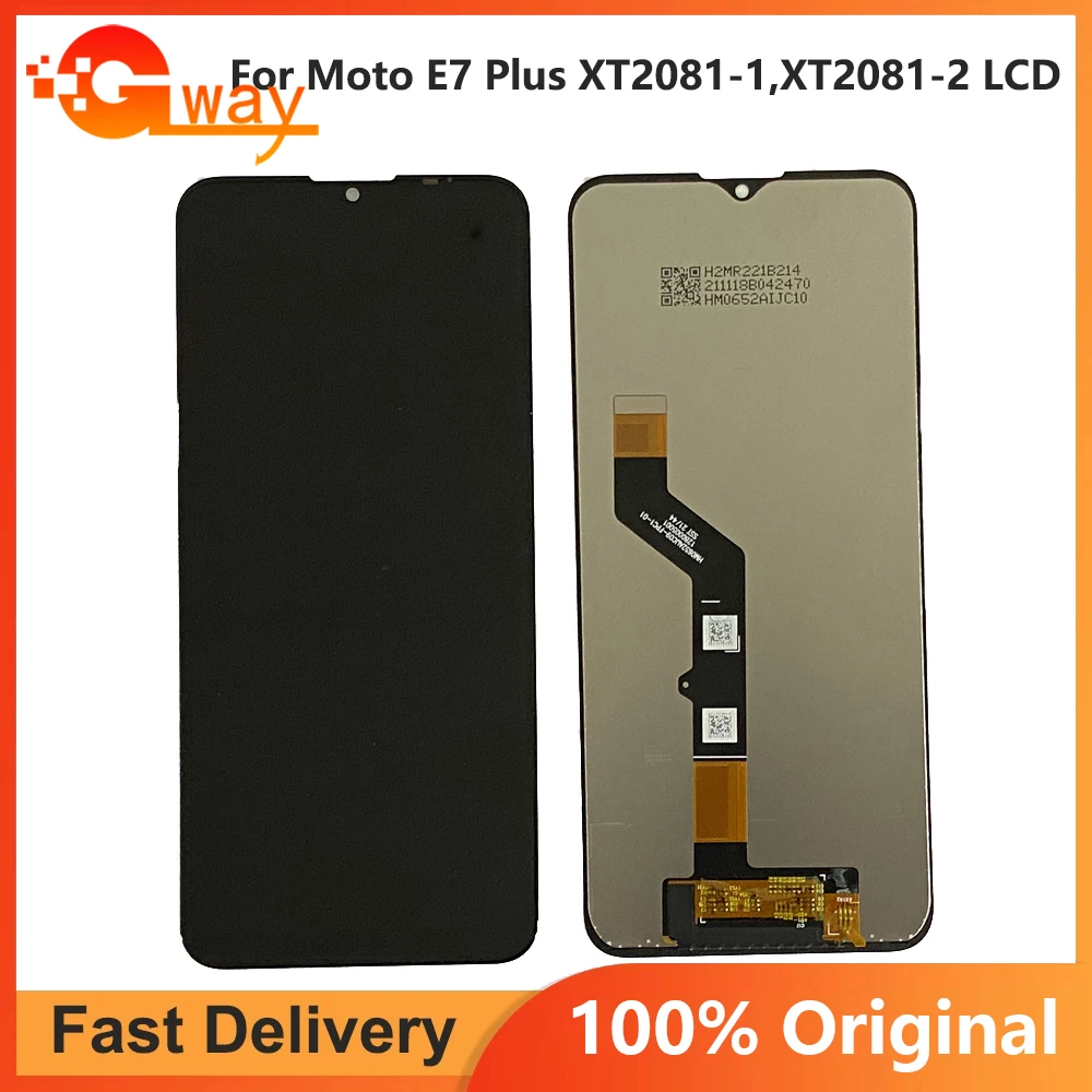 For Motolola MOTO E7 Plus Display XT2081-1 Display Touch Screen LCD Digiziter Assembly For Moto G9 Play XT2083-1 LCD