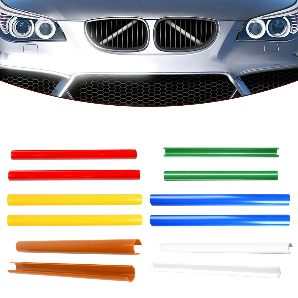 2 Stück Auto-Frontgrill-Zierleisten V-Streben für BMW F30 F31 F32 F33 F34 für F35 für G20 für G29 für F24 F44 für F40