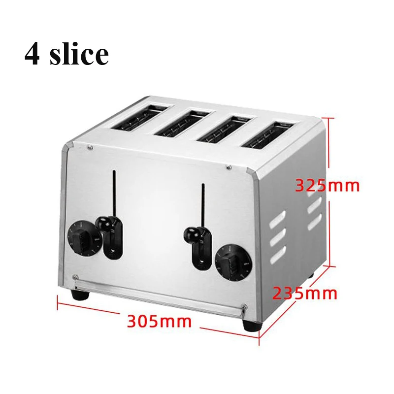 Small Size Smart Toaster Machine 2/4/6 Slices Bread Baking Reheat Machine Electric Pop up Toaster Home Use Mini