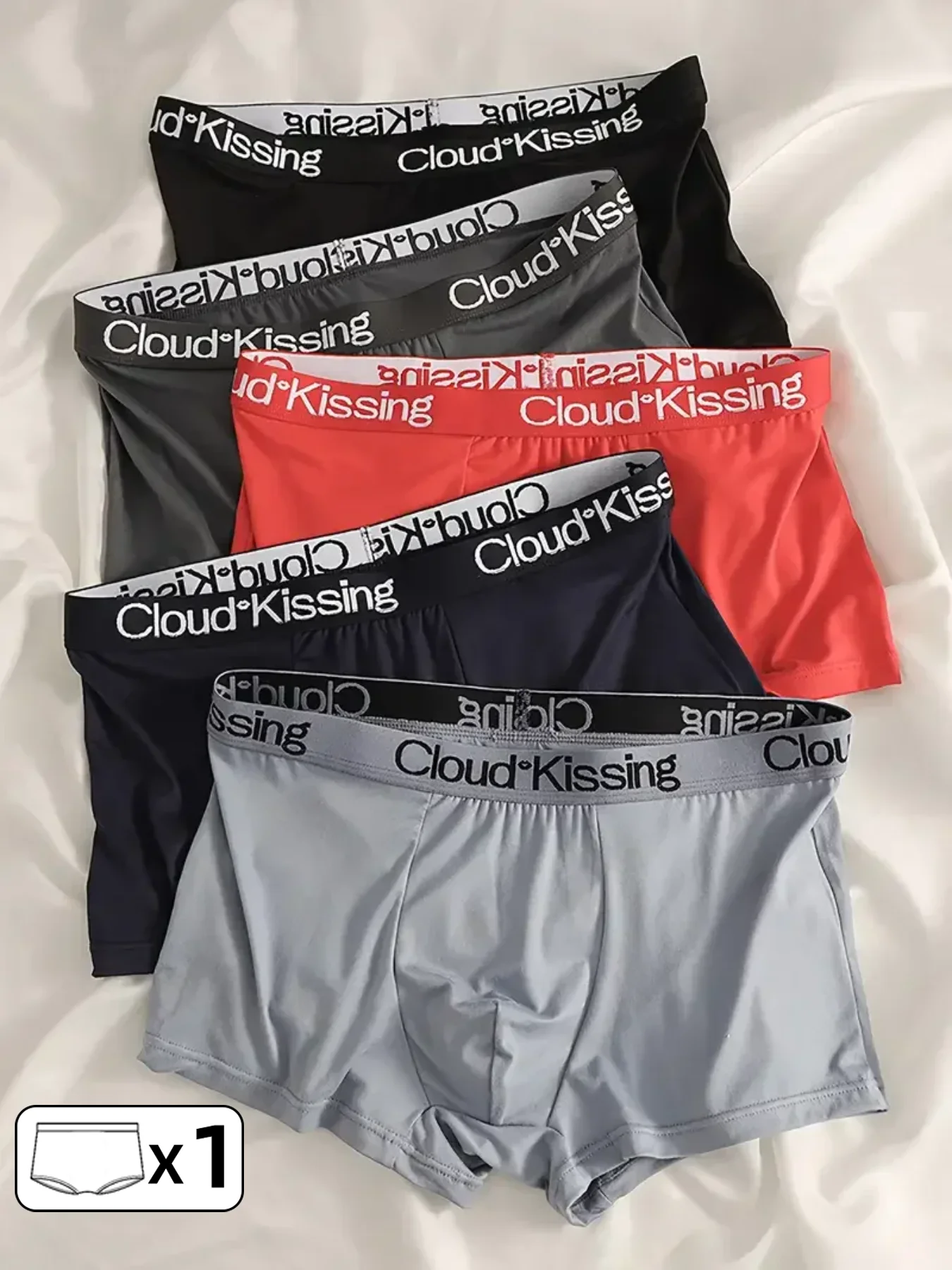 

1Piece Boxer Shorts for Men Underwear Boxer Sports Panties Soft Breathable Skin-Friendly Underpant Male Briefs Plus Size S-2XL