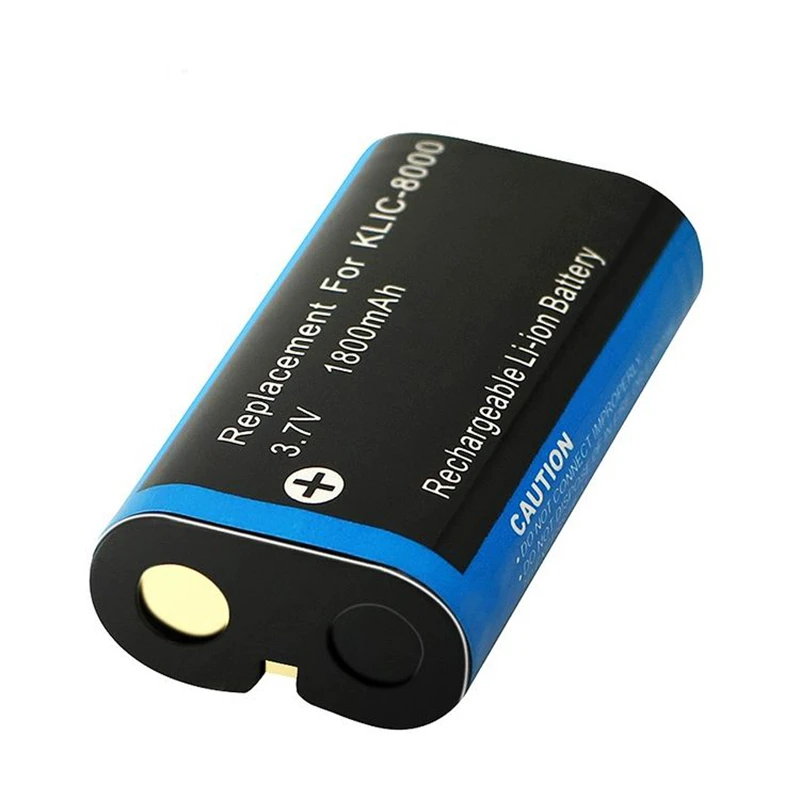 KLIC-8000 3.7V 1800mAh Camera Z1085 Z812 Z8612 ZX1 z712 Lithium Battery Pack