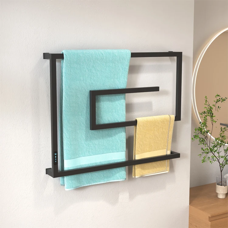 Modern Heated Towel Rack Smart Heated Towel Rails Australia Warmer Bathroom Radiator Electric Towel Warmer - view 6