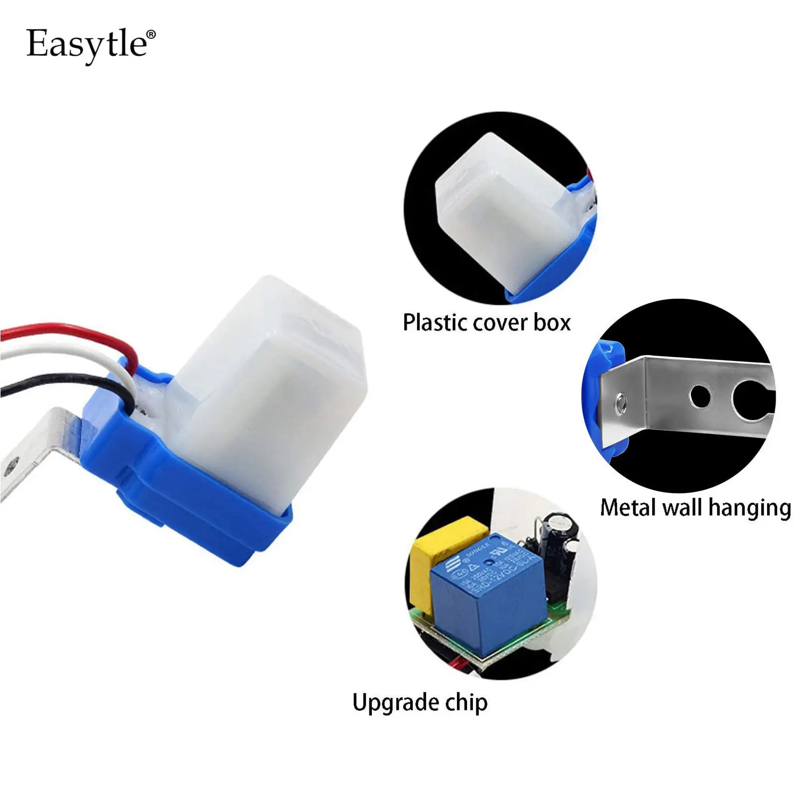 Automatic Auto On Off Photocell street Light Switch DC AC  24V 110V 220V 10A Photo Control Photoswitch Sensor Switch image 2