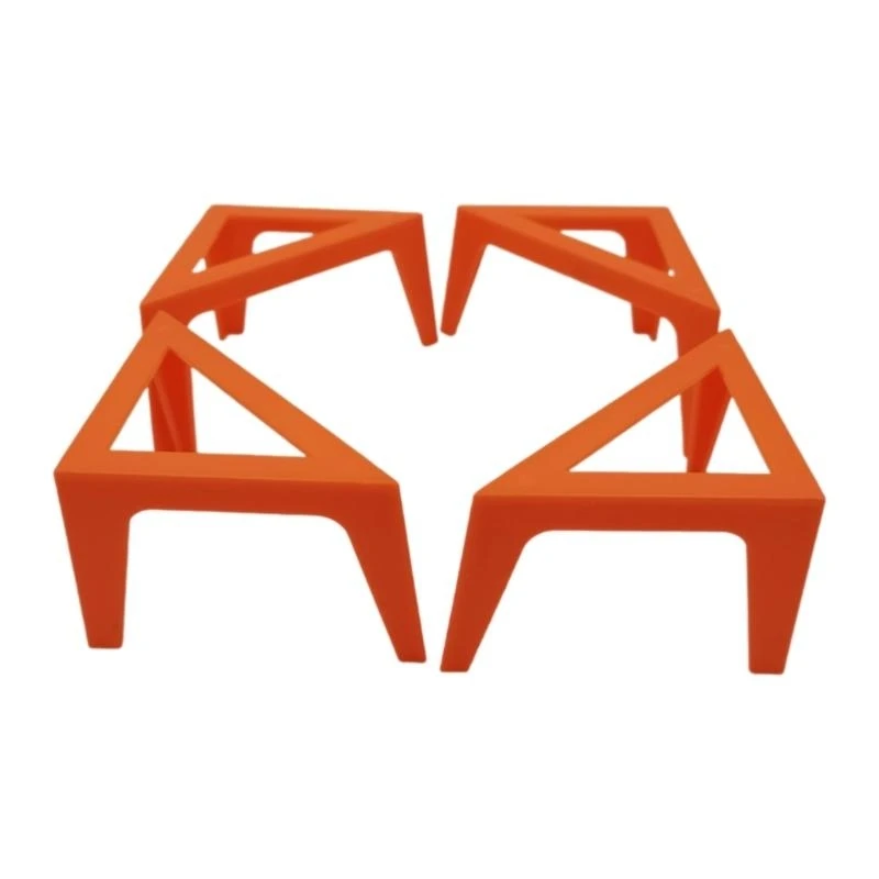 R1WA 4Pcs Canvas Stands for Painting Mini Canvas Feet Risers Canvas Support Stands for Pouring Paintings Drawing Supplies