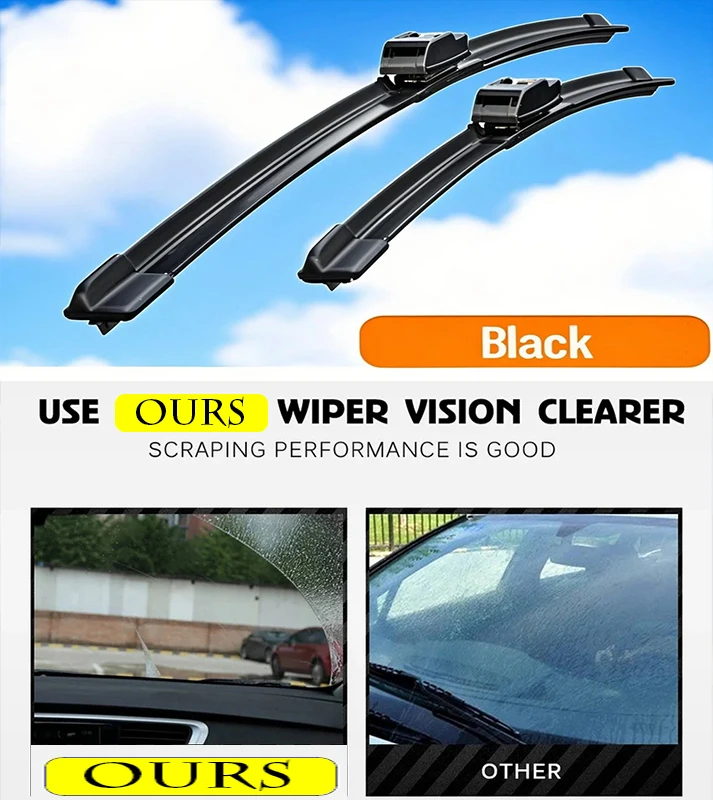 شفرات الممسحة الأمامية لرينو سينيك 3 / جراند سينيك 3 2009 - 2016 2015 نافذة الزجاج الأمامي 30 "+ 26" ملحقات