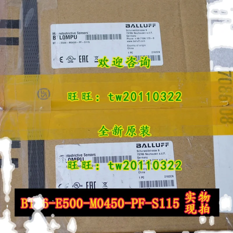 [Physical Photo] BTL6-E500-M0450-PF-S115 Balluff Displacement Sensor