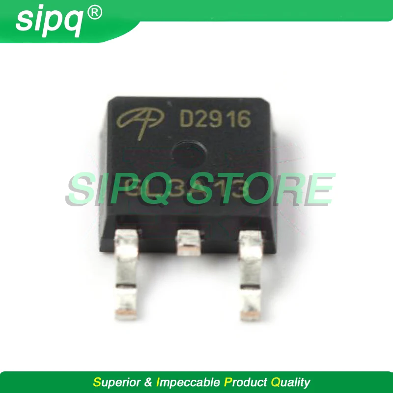 10PCS/LOT AOD2916 D2916 TO252 100V N-Channel MOSFET Brand New and Original In Stock Authentic Product