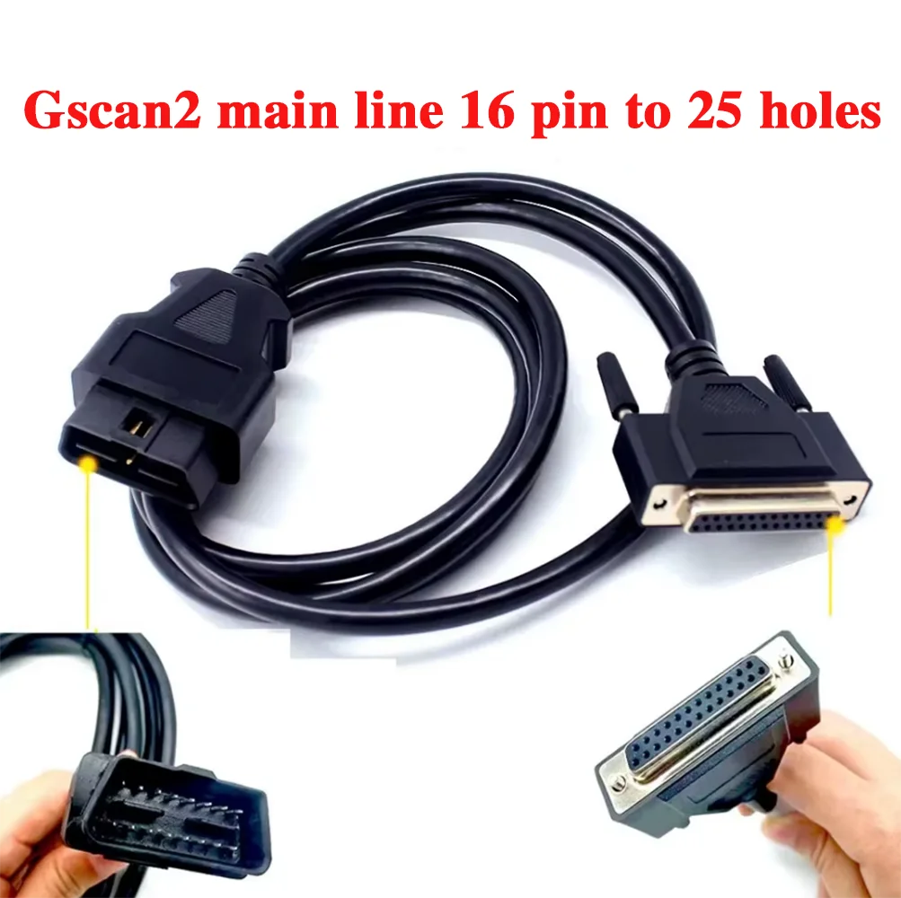 OBD2 Gscan2 Main Line 16PIN to 25PIN Diagnostic Tools Connects To Gscan 2 Main Test Line Adapter for G1PDDC A001 G1PDDC A006