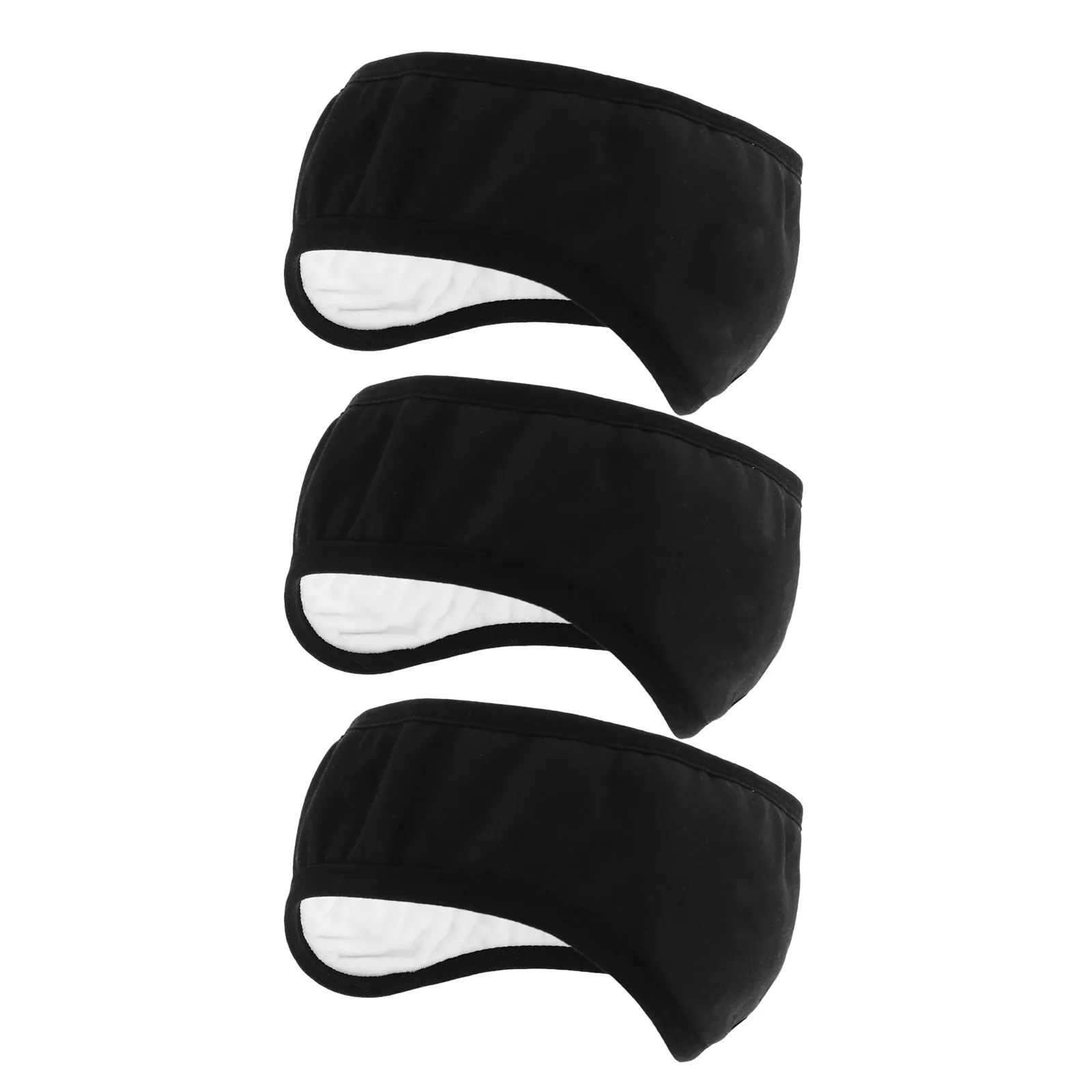 3Pcs Soundproof Ear Muffs Noise-Isolating Sleep Headband Adjustable Blackout Earmuffs Travel Sleep Ear Covers Ski Headband