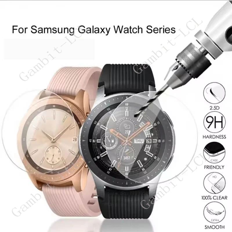 

2PCS SmartWatch Glass Film For Samsung Galaxy Watch 7 Ultra 6 5 4 Screen Protector 40mm 44mm 45mm 46mm 47mm 42mm Classic 43mm