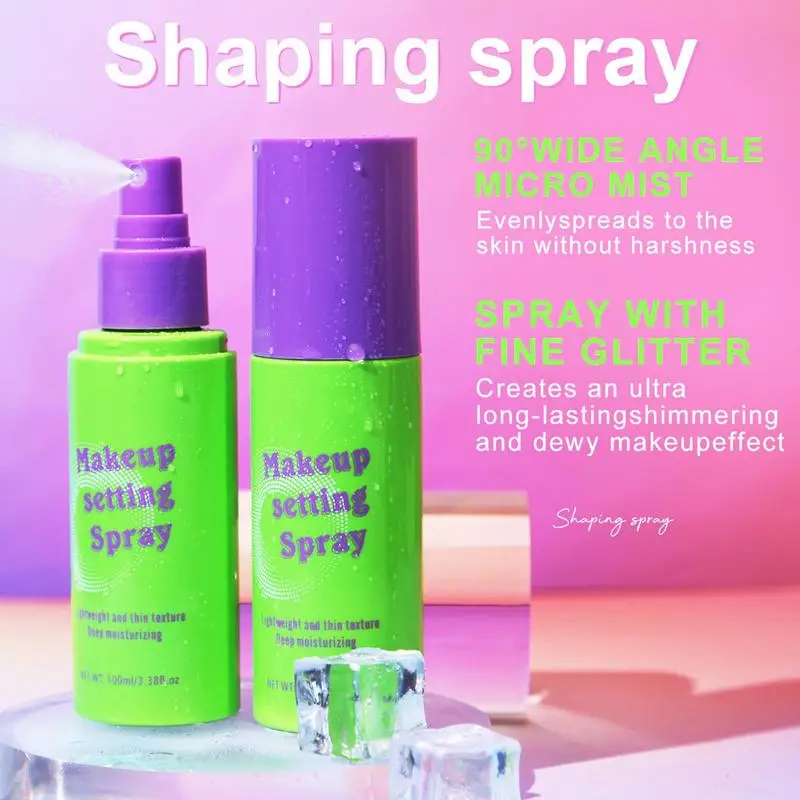 Spray de maquillaje para la cara, fijador de Base de imprimación, duradero, resistente al agua, 100ml