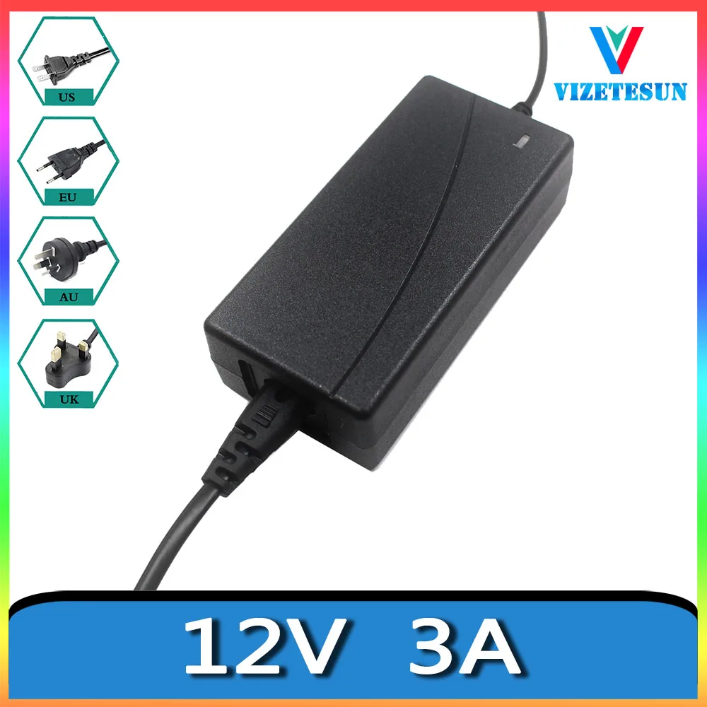 

12V 3A Moonlight Box Pandora Game 12V 3000MA Home Console Power Adapter European and American British Standard Host Transformer