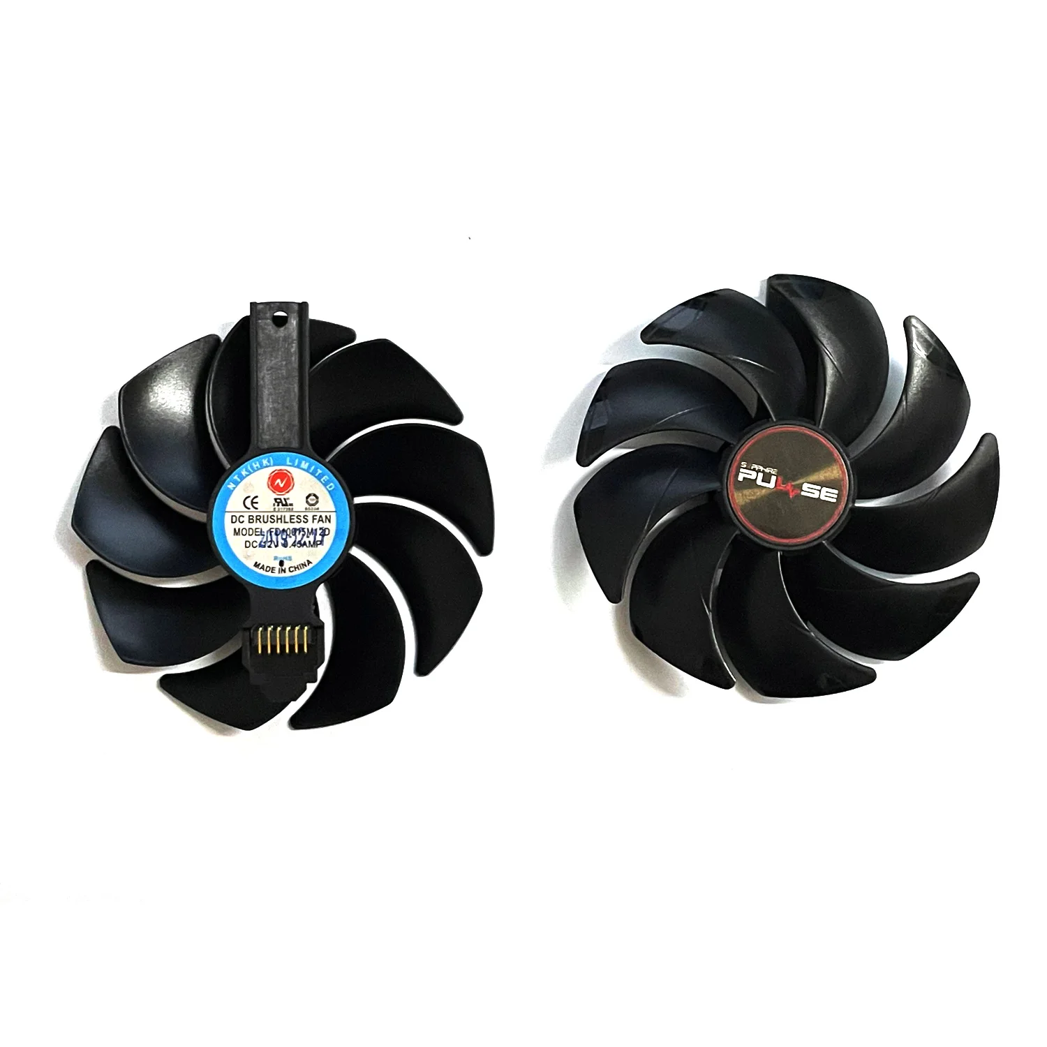 2pcs 95mm FD10015M12D 6pin RX5700 XT GPU Cooling Fan For Sapphire RX 5500 5600 5700XT Pulse Cooling Fan
