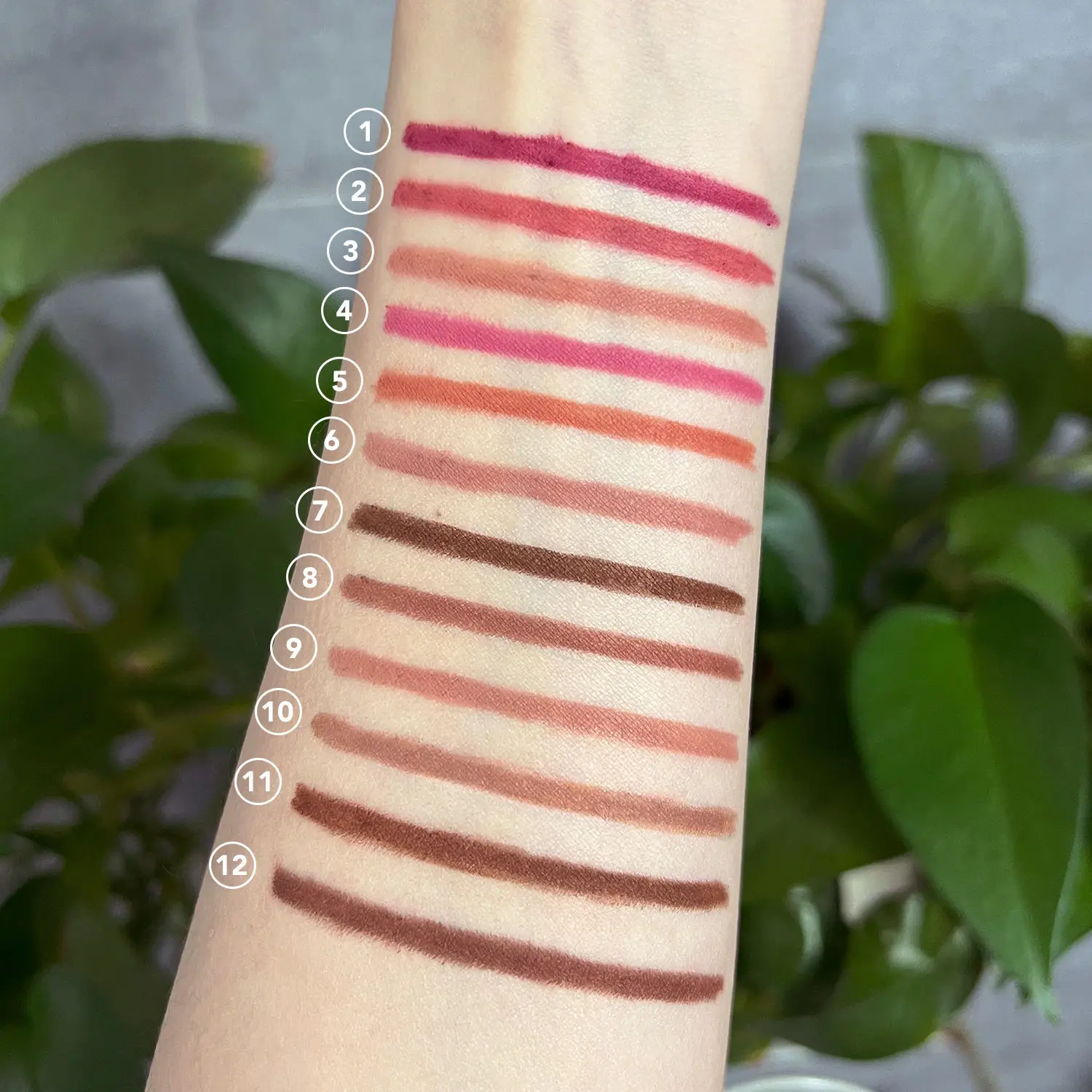 Cream Lip Liners Wholesale Makeup Private Label Logo Lipliner Pencil Lip Liner Pigmented Professional Cosmetics With Sharpener