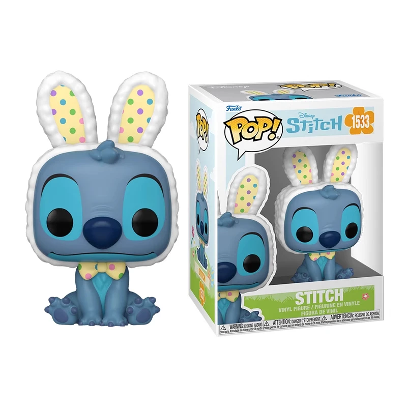 Genuine Edition FUNKO POP Disney Lilo & Stitch: Stitch (Easter Version) Anime Decoration Ornament Model Toys Collectible Model - Image 3