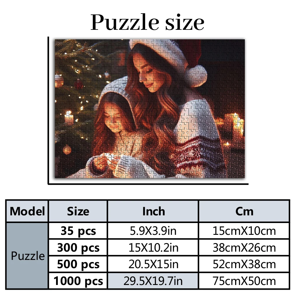 35/300/500/1000pcs Personalize - огляд і ціна Jigsaw Puzzle Adult