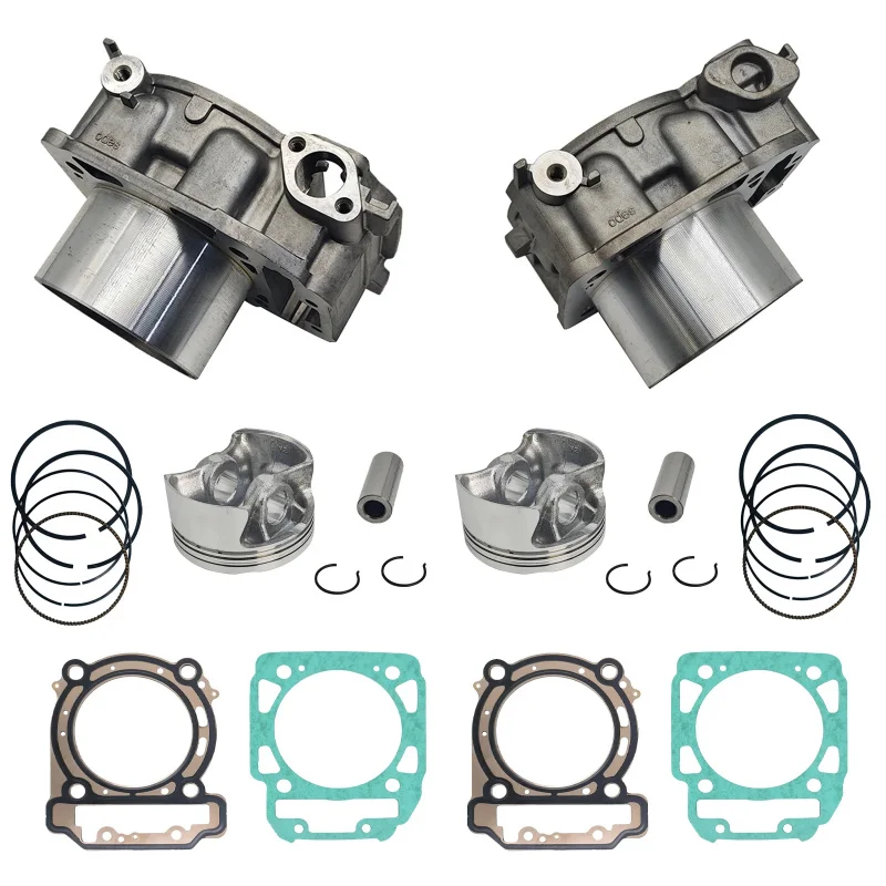 Front Rear Cylinder Piston Gasket Kit 91mm Bore for BRP Commander Maverick Outlander 1000 ATV UTV Parts 420623566 420623568