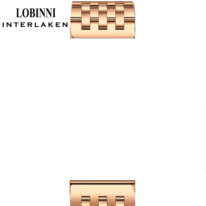 LOBINNI Original 316L Stainless Steel Watch Strap