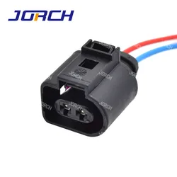 2 Pin 3.5mm Plug Connector Fog Light Lamp Pigtail Wiring harness 1J0973722 for A6  Quattro  Jetta Golf GTI MK4 Passat