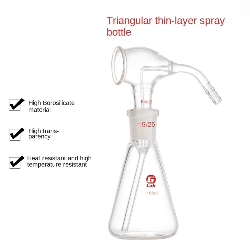 Triangular Thin Layer Spray Bottle 30/50/100ml Color Rendering Spray Bottle Silicone Panel Spray Accessory