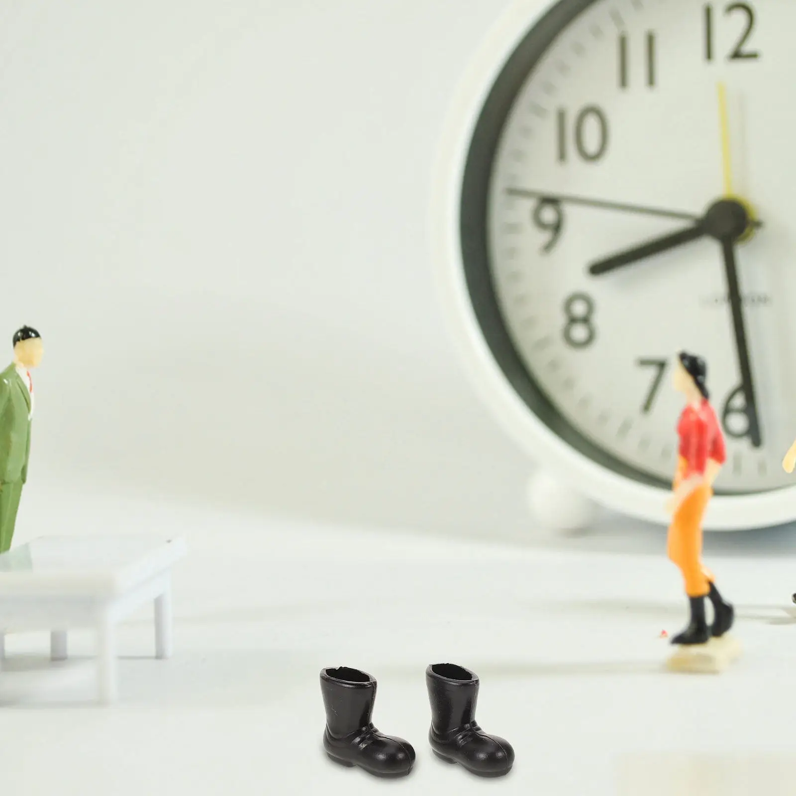 

50Pcs Mini Shoes Decorative Playtime Upgrade for Exquisite Tiny Footwear Ideal for Mini House Accessories