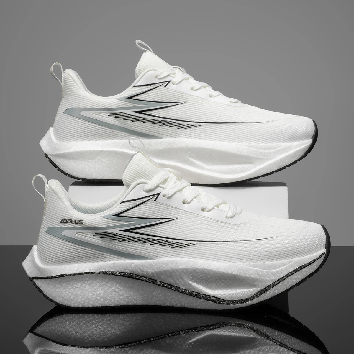 Men Casual Sports Running Shoes Carbon Board Marathon Training Breathable Women's Jogging Athletic Nonskid Walking Sneakers