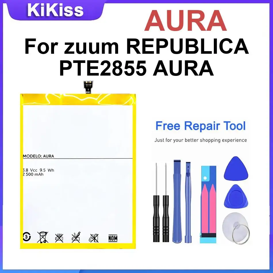 Baterías de Alto Rendimiento AURA Para zuum REPUBLICA PTE2855 AURA