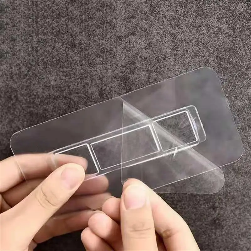 Non Punching Strong Adhesive Wall Mounted Tissue Box Storage Patch Durable Non Marking Adhesive Patch