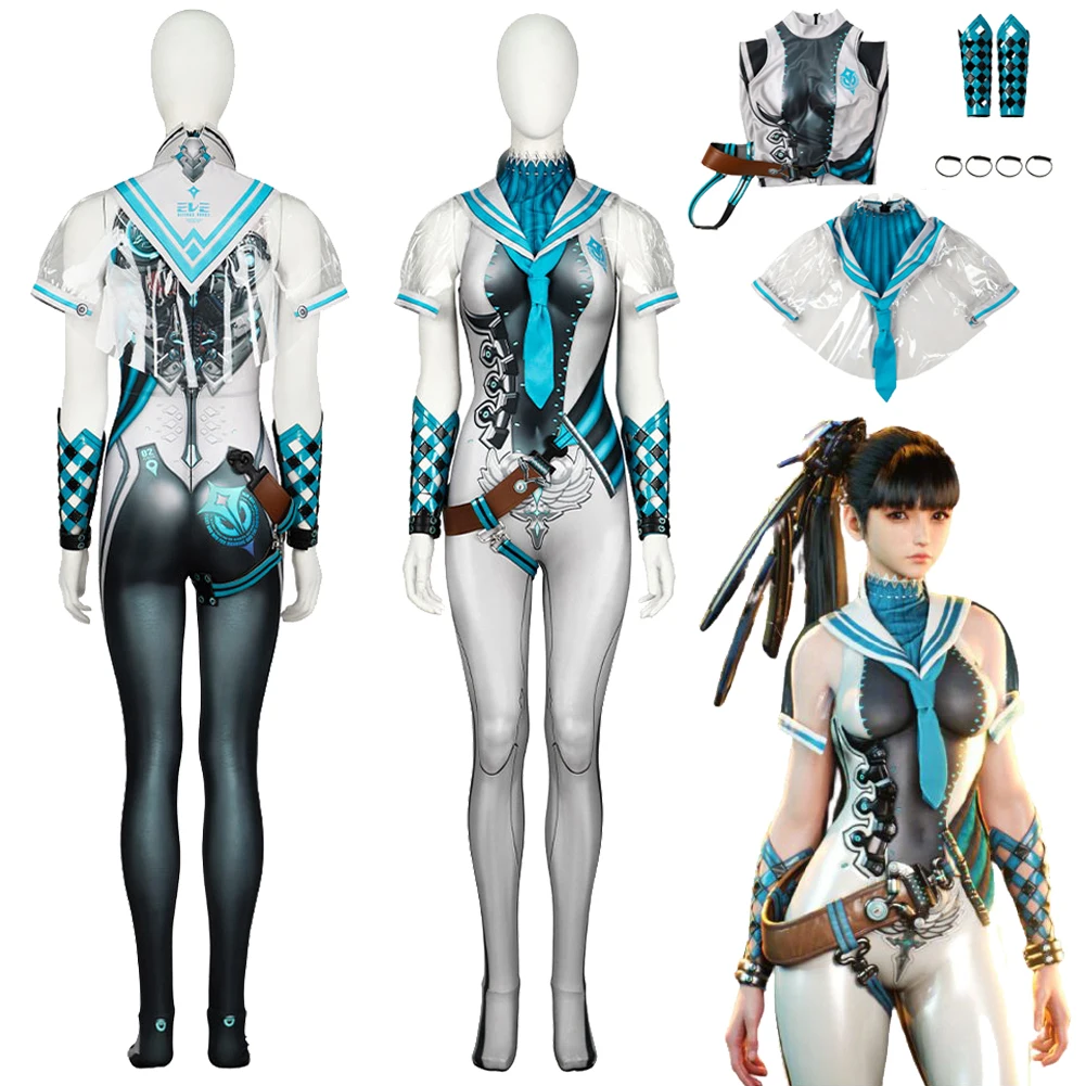 

EVE Cosplay Fantasia Costume Game Stellar Blade Cosplay Bodysuit Disguise For Girls Women Adult Halloween Carnival Party Suit