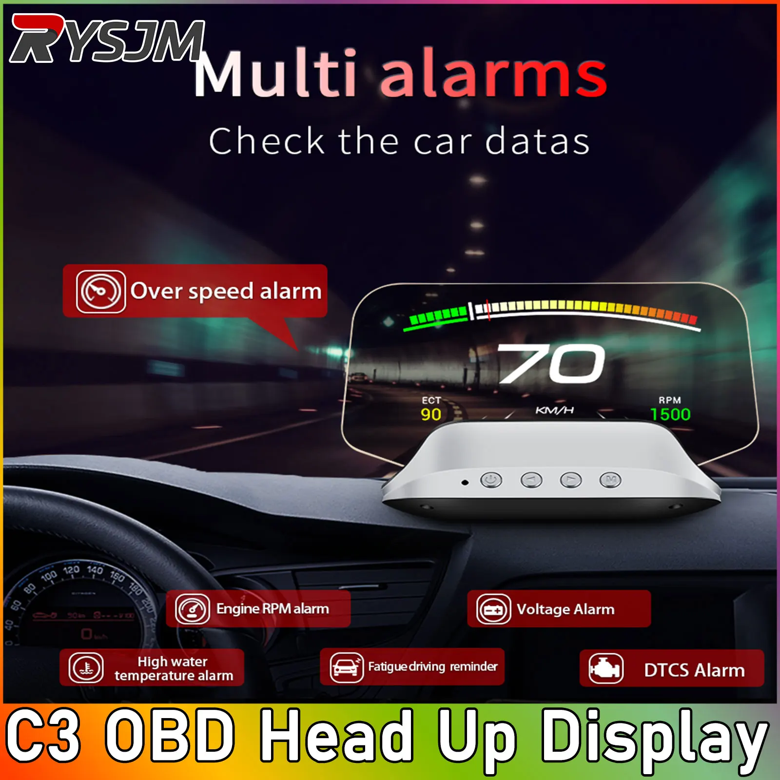 C3 Gps OBD2 Hud Pro… - image