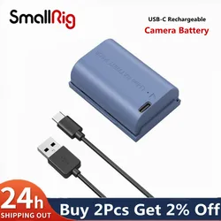 SmallRig NP-W235 NP-FZ100 LP-E6NH USB-C 충전식 카메라 배터리, 소니 캐논 후지필름 카메라, 소니 A7M4, 소니 ZV-E1 4265 용