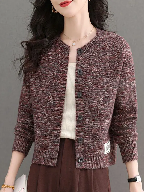 

Ort Вязаный открытый кардиган, женский весенне-осенний свитер Little Fraance, пальто из мягкого полиэфирного волокна, длинное эластичное све