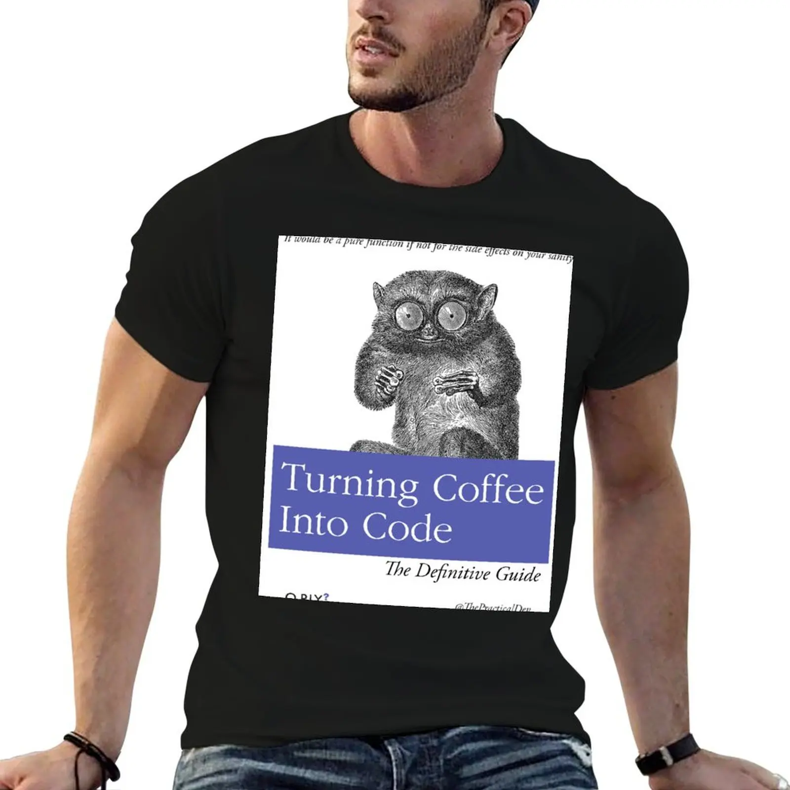 Turning Coffee Into Code T-ShirtT-Shirt customizeds tees anime t shirts oversized graphic tee vintage t shirt men