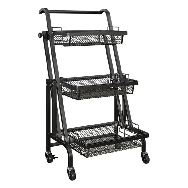 Stretchable stationery trolley removable foldable carbon steel snacks bedroom desk