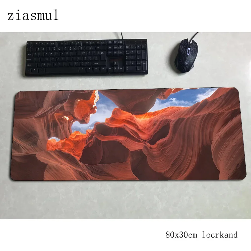 

Antelope Canyon mouse pad 70x30cm mats home Computer mouse mat gaming accessories Popular large mousepad keyboard games pc gamer