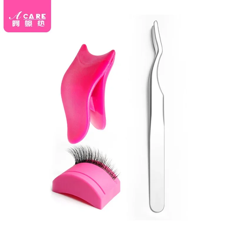 DX01/False Eyelashes Aid/A1PQ9-Eyelash Tweezers Makeup Clip Beginner Eyelash Artist Universal Arc Clip Curved