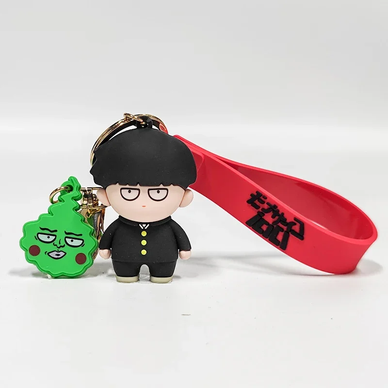 Anime Mobu Saiko Hyaku Mob Psycho 100 Kageyama Shigeo Cosplay Garage Kits Mascot Accessory Keyring Ornament Keychain Pendant