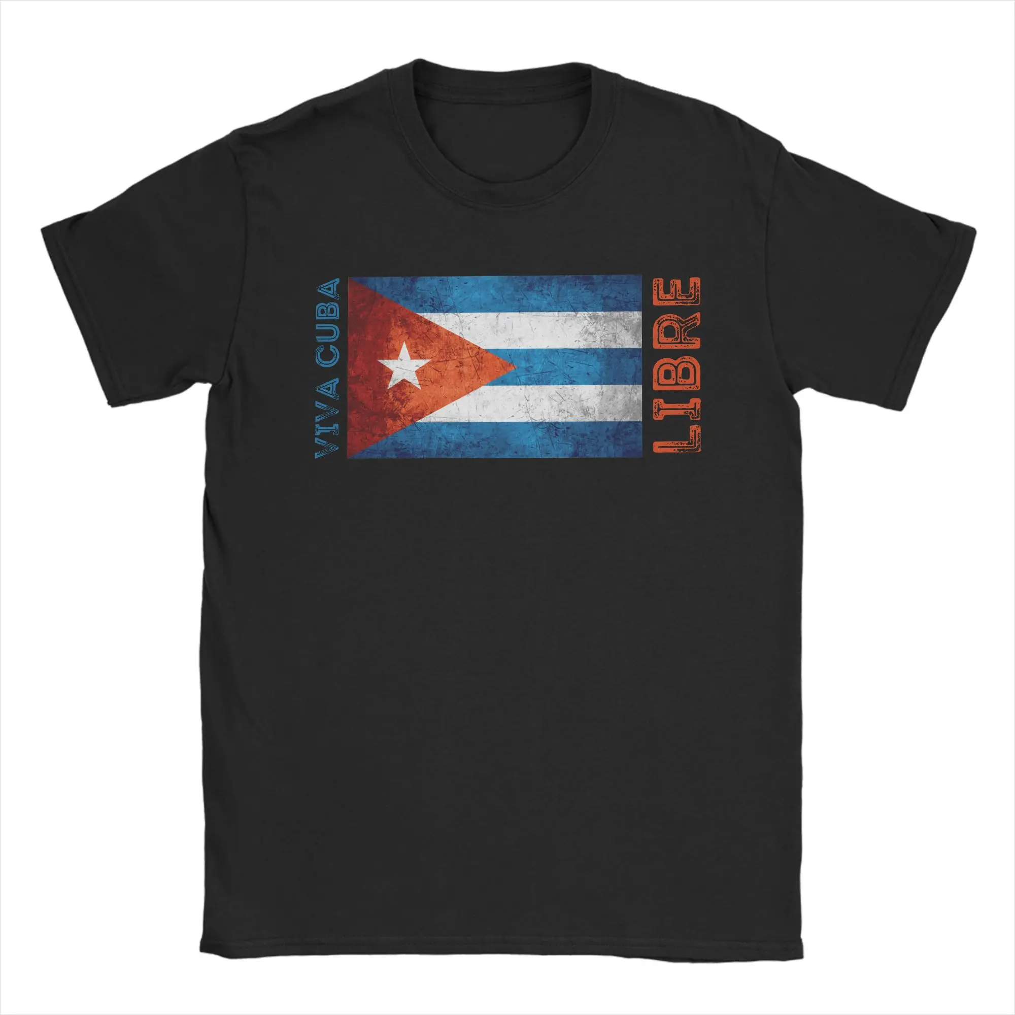 Priting Viva Cuba Libre T Shirt For Men Women Round Neck Short Sleeve Top Tee Free Cuba 100%Cotton Summer Tops Shirts