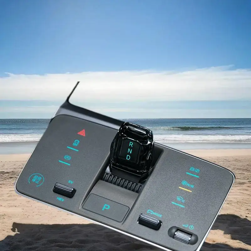 غطاء مقبض التحول مع وسادة سيليكون للتحكم المركزي من Champion؛ حماية صندوق تخزين أدوات السيارة.