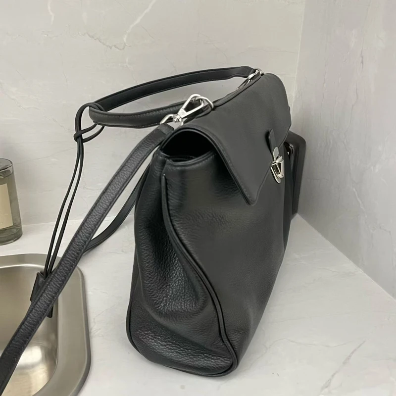 حقائب رسول جلدية أصلية مخصصة بأحرف أولى للنساء حقائب يد ومحافظ فاخرة من تصميم مصمم 2026 جديدة من جلد البقر الطبيعي مع قفل قلاب وحقيبة كتف تحت الإبط جودة عالية ًالشحن مجانا وصول الشحن السريع