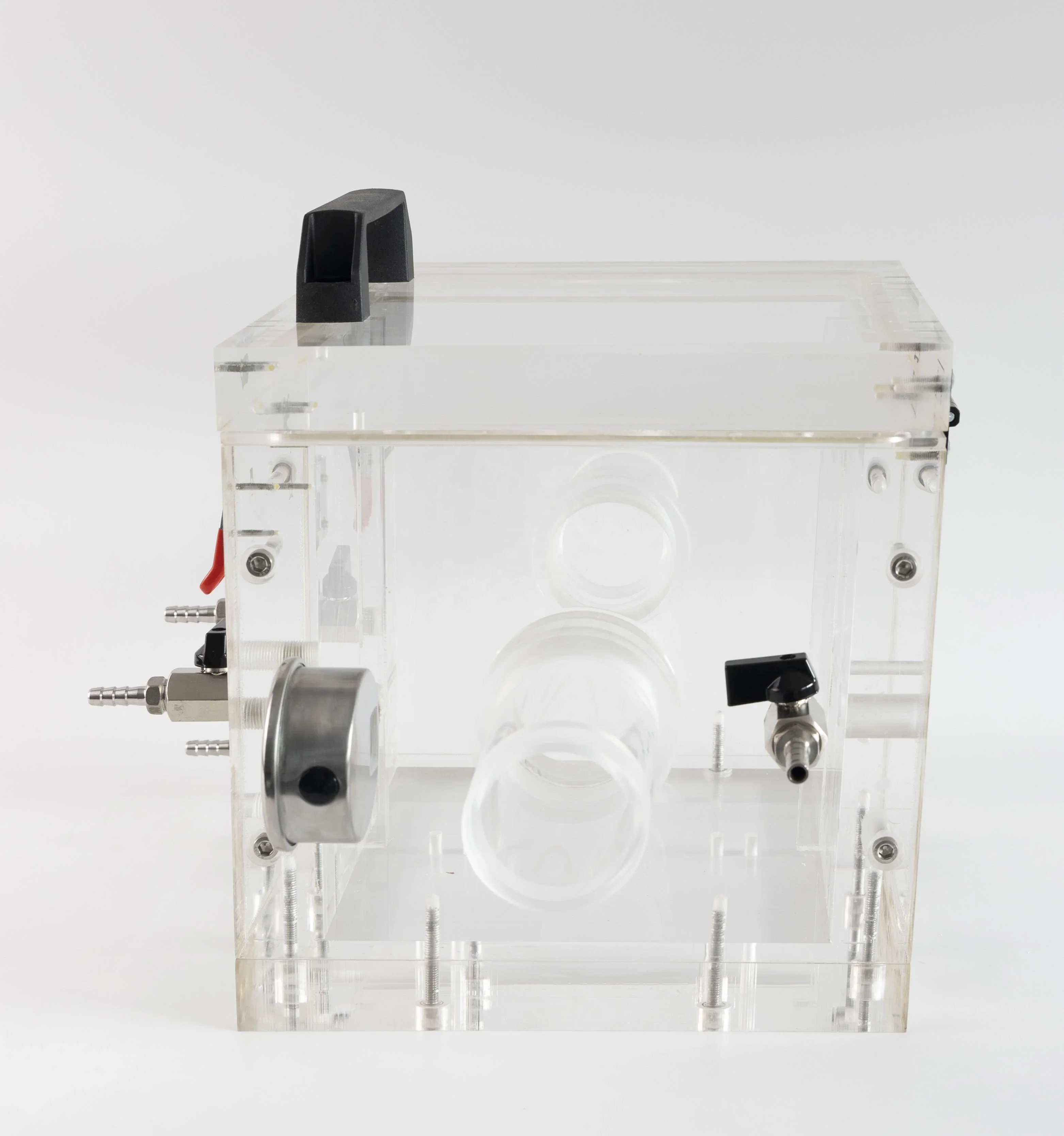 VC-23-30customizable acrylic vacuum chamber vacuum desiccator