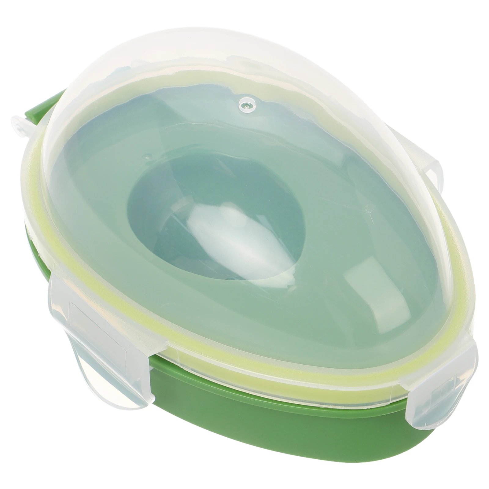 

Fruit Supply Storage Box Avocado Fresh Keeper Sealed Plastic Container Space Saving Kitchen Food Organization Solution