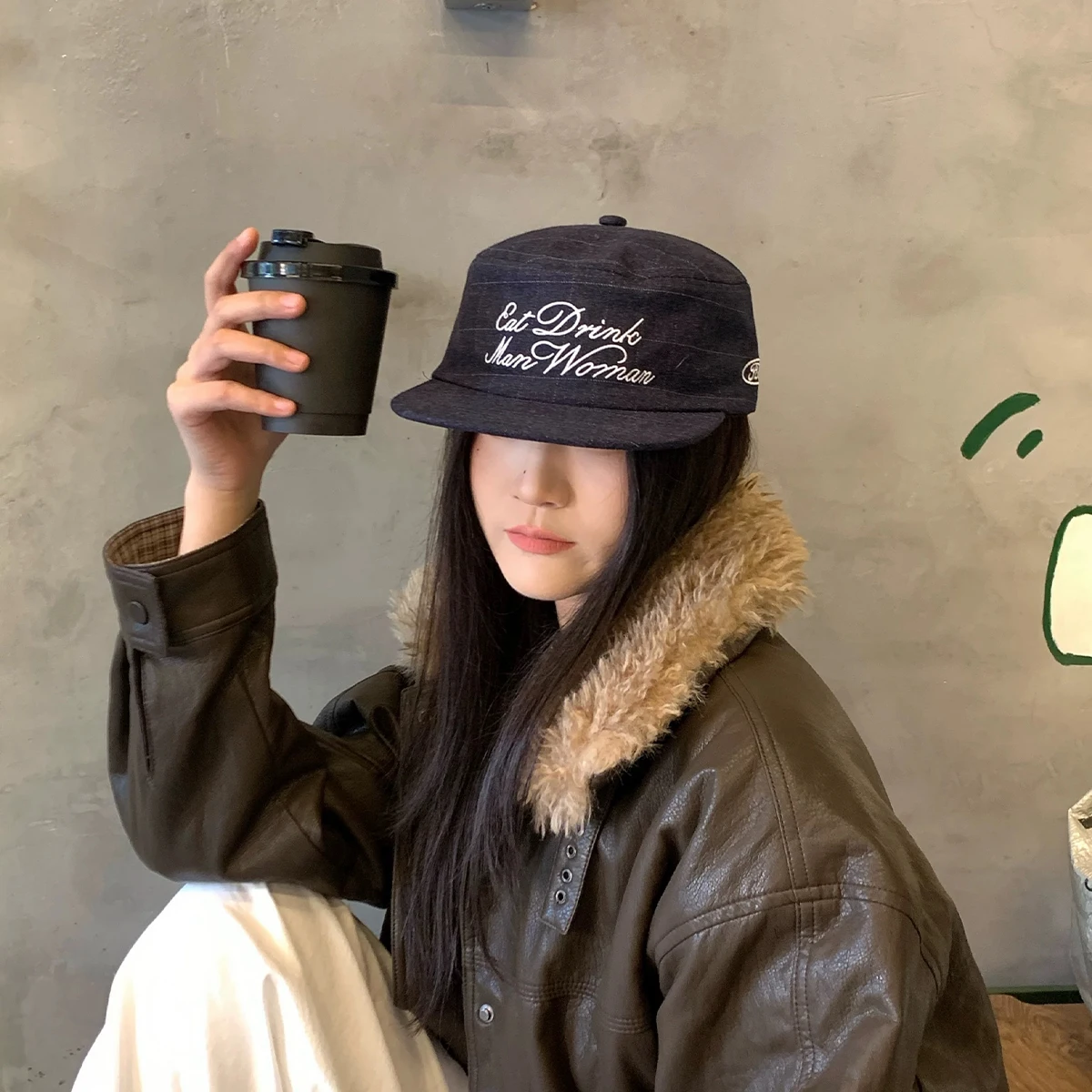 Flat Top Letter Embroidery Baseball Hats New Men Women Camouflage Sunshade Korean Versatile Personal Fashion Niche Military Caps
